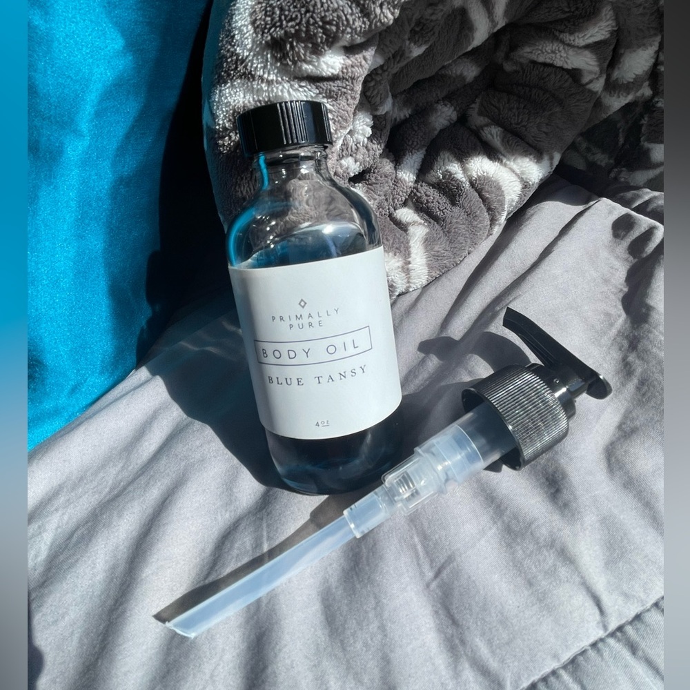 Primally pure blue tansy body oil